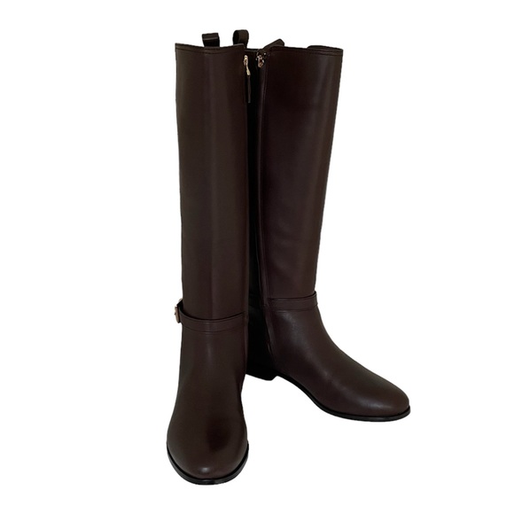 Lauren Ralph Lauren Brown Riding Boots, NWOT - Size 10 - Picture 3 of 5